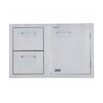 Lion Premium Grills 33-Inch Access Door & Double Drawer Combo - L3320