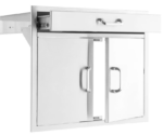 PCM 30-in Stainless Steel Double Door & Single Drawer Combo - BBQ-AD30-DR1 - Image 4