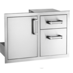 Fire Magic Premium Flush 30-Inch Access Door w/ Double Drawer