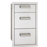 Fire Magic Premium Flush Mounted 14-inch Triple Drawer