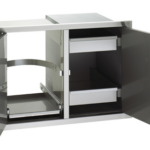Fire Magic Premium Flush Mounted Double Doors With Dual Drawers and Tray