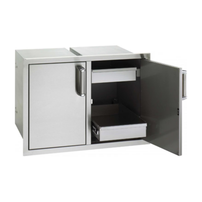 Fire Magic Premium Flush 30-Inch Enclosed Cabinet Storage With Drawers With Soft Close - 53930SC-22
