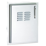 American Outdoor Grill 14-Inch Vertical  Single Access Door With Tank Tray And Louvers - 20-14-SSDV