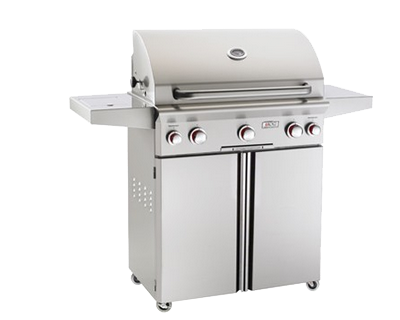 American Outdoor Grill T-Series 30-Inch 3-Burner Propane Gas Grill W/ Rotisserie & Single Side Burner - 30PCT