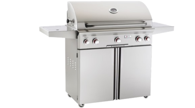 American Outdoor Grill T-Series 36-Inch 3-Burner Propane Gas Grill W/ Rotisserie & Single Side Burner - 36PCT