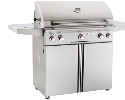 American Outdoor Grill T-Series 36-Inch 3-Burner Propane Gas Grill W/ Rotisserie & Single Side Burner - 36PCT