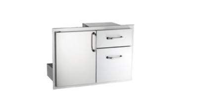 American Outdoor Grill – 30-Inch Access Door & Double Drawer Combo – 18-30-SSDD