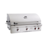 American Outdoor Grill T-Series 36-Inch 3-Burner Built-In Natural Gas Grill With Rotisserie - 36NBT (1)