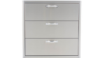 Blaze 30 Inch Triple Access Drawer (BLZ-30W-3DRW)