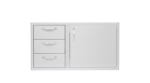 Blaze Door Drawer Combo 39-inch (BLZ-DDC-39-R )