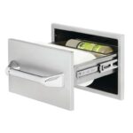 Twin Eagles 15-Inch Paper Towel Holder w/ Towel Bar and Storage Compartment