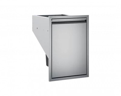 Twin Eagles 18-Inch Roll-Out Stainless Steel Trash Bin - TETD18T-B