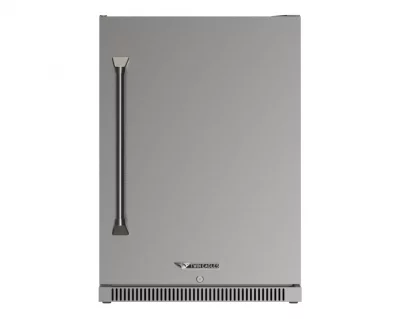 Twin Eagles 24-Inch 5.1 Cu. Ft. Outdoor Rated Compact Refrigerator with Lock - TE24F