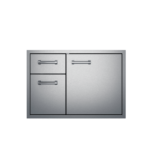 Delta Heat 30-Inch Stainless Steel Access Door & Double Drawer Combo - DHDD302-B