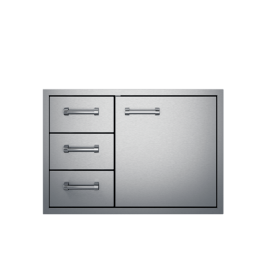 Delta Heat 30-Inch Door 3-Drawer Combo - DHDD303-B