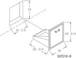 Delta Heat 18-Inch Tall Trash Drawer - DHTD18T-B - Image 3