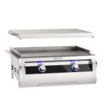 Fire Magic Echelon Black Glass Built-In Gourmet Griddle