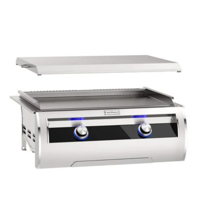 Fire Magic Echelon Black Glass Built-In Gourmet Griddle