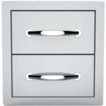 Sunstone Classic Series - Flush Style 14-Inch Double Access Drawer