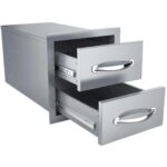 Sunstone Classic Series - Flush Style 14-Inch Double Access Drawer - Image 2