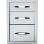 Sunstone Classic Series - Flush Style 14-Inch Triple Access Drawer