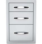 Sunstone Classic Series - Flush Style 14-Inch Triple Access Drawer