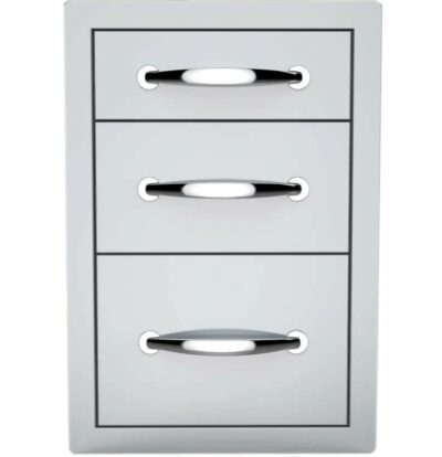 Sunstone Classic Series – Flush Style 14-Inch Triple Access Drawer