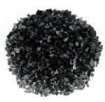 Black Quarter-Inch Fire Glass
