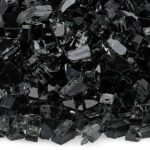 Black Quarter-Inch Fire Glass