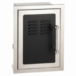 BLACK DIAMOND SINGLE DOOR WITH TANK TRAY & LOUVERS 53820HSC-TL