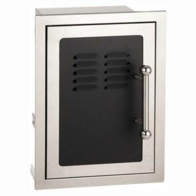 BLACK DIAMOND SINGLE DOOR WITH TANK TRAY & LOUVERS 53820HSC-TL