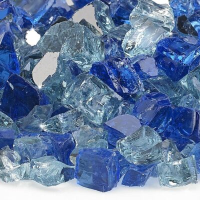 Bora Bora Half-Inch Reflective Fire Glass