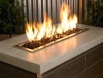 Black Quarter-Inch Fire Glass