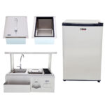 Lion BBQ Refrigerator, Ice Chest, and Bar Center with Top Shelf
