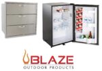 Blaze 30-Inch Triple Drawer and Stainless Front 4.5 Cubic Feet Fridge Package