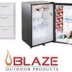 Blaze Triple Drawer and Stainless Front 4.5 Cubic Feet Fridge Package