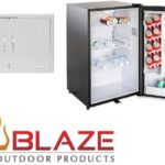 Blaze 25" Double Door and Stainless Front 4.4 Cubic Feet Fridge Package