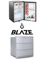 Blaze 30-Inch Triple Drawer and Stainless Front 4.4 Cubic Feet Fridge Package