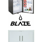 Blaze 40" Double Door and Stainless Front 4.4 Cubic Feet Fridge Package