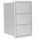Blaze Triple Drawer and Stainless Front 4.5 Cubic Feet Fridge Package - Image 3