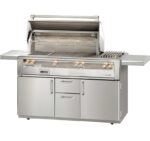 Alfresco ALXE 56-Inch Built-In Deluxe Grill With Sear Zone, Rotisserie, And Side Burner - ALXE-56SZ - Image 9