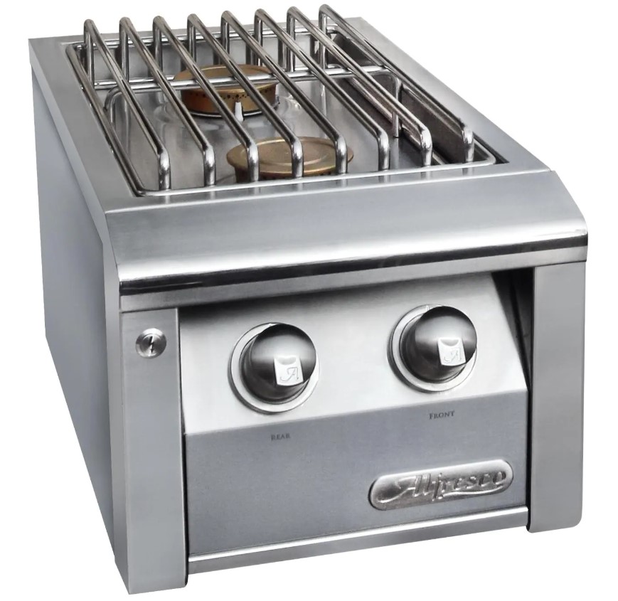 Alfresco Built-In Gas Double Side Burner – AXESB-2