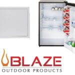 Blaze 24-Inch Horizontal Door and Stainless Front 4.5 Cubic Feet Fridge Package