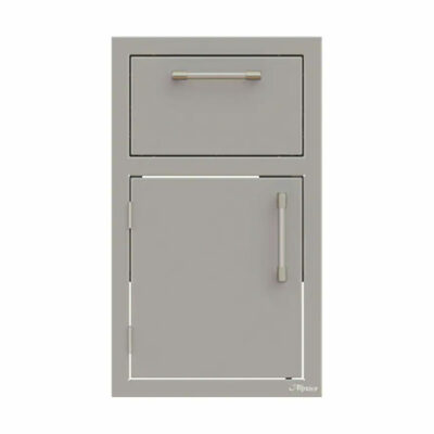 Alfresco 17-Inch Left-Hinged Door Drawer Combo