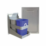 Alfresco Double Bin Trash Center