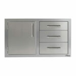 Alfresco Left-Hinged Triple Drawer Combo