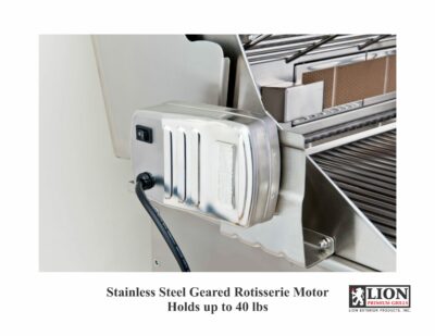Rotisserie Motor with Mount for Lion Grills
