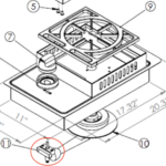 Natural Gas Valve for Lion Single Side Burner