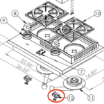 Valve for Lion Double Side Burner