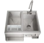 Blaze 30-Inch Beverage Center With Sink & Ice Bin Cooler - BLZ-30CKT-SNK - Image 4